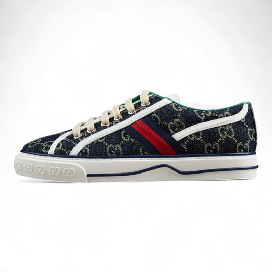 Gucci Tennis 1977 GG Denim Monogram Sneakers