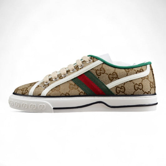 Gucci Tennis 1977 GG Canvas Beige Ebony Sneakers