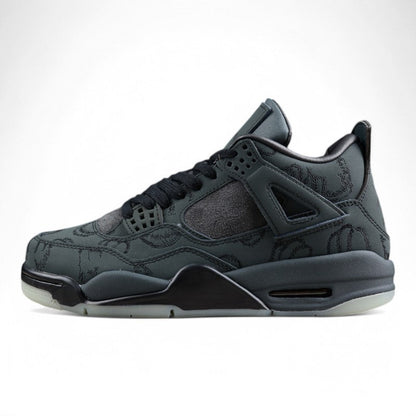 KAWS x Air Jordan 4 Retro Black Sneakers