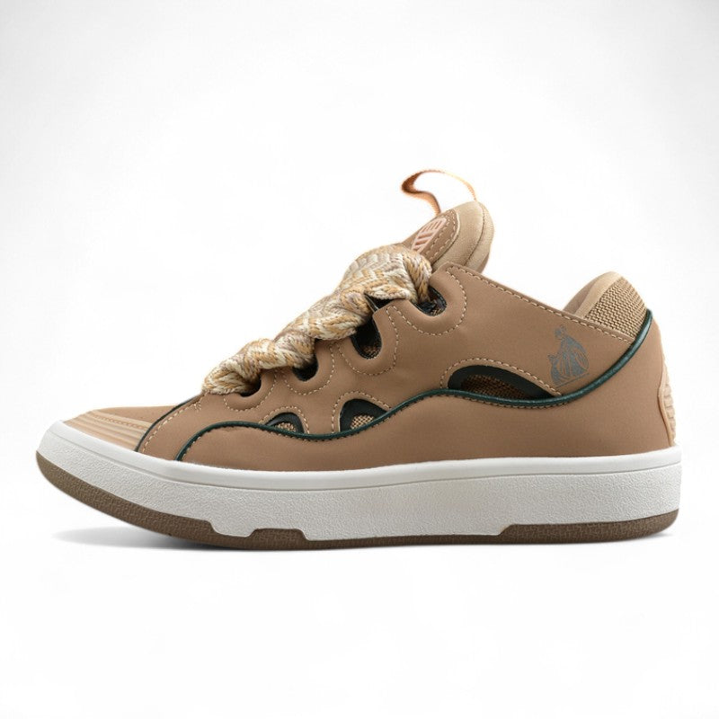 Lanvin Curb Sneaker Ecru