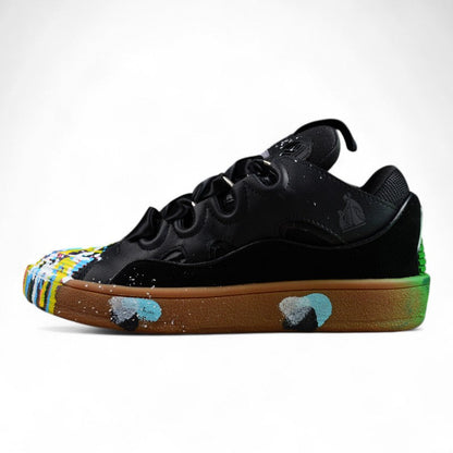 Gallery Dept. x Lanvin Curb Black Multi Leather Sneakers