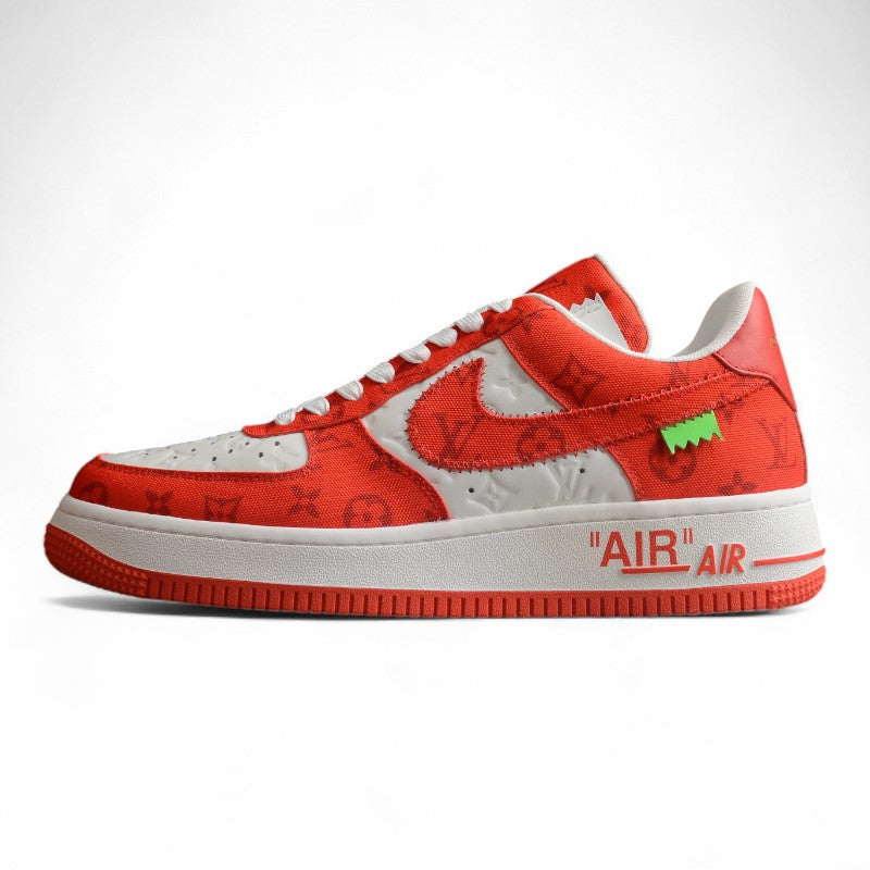 Louis Vuitton x Air Force 1 Low 'White Comet Red'