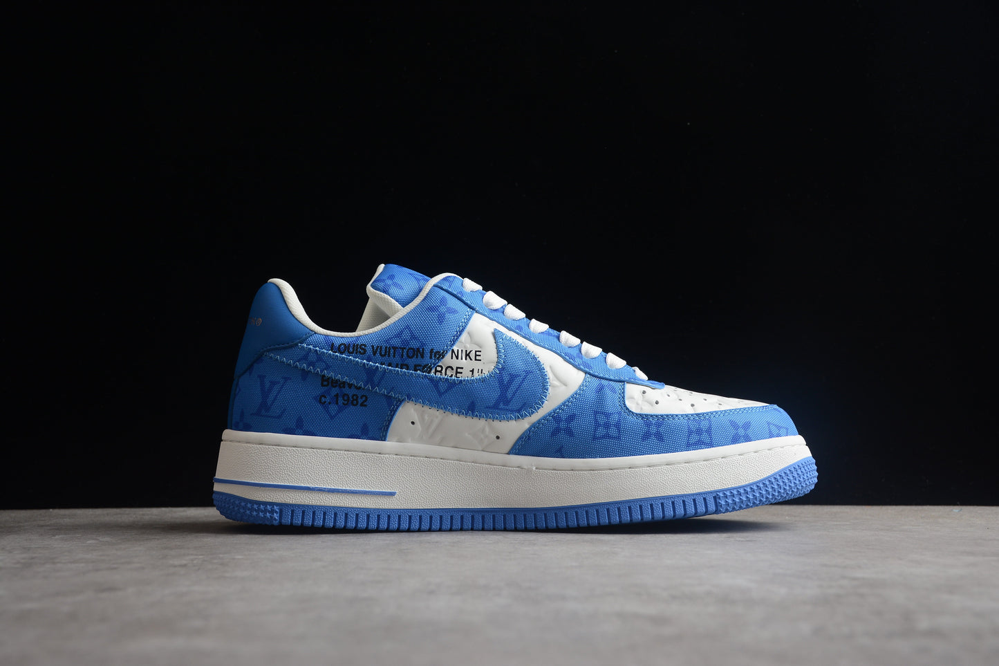 Louis Vuitton x Air Force 1 Low 'White Team Royal Blue'