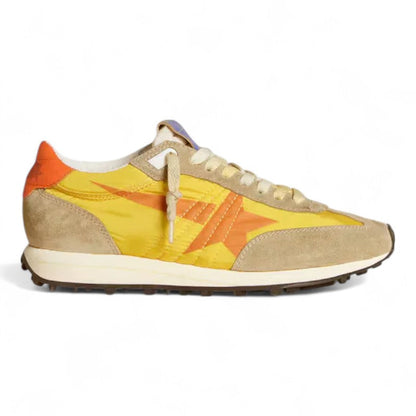 Golden Goose Marathon Yellow Nylon Orange Star