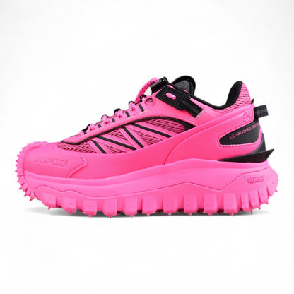 Moncler Trailgrip Panelled Pink Sneakers