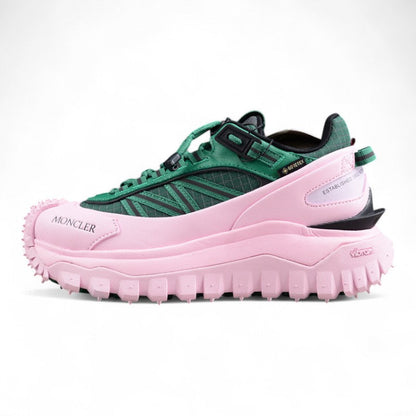 Moncler Trailgrip GTX Low Pink Olive Sneakers