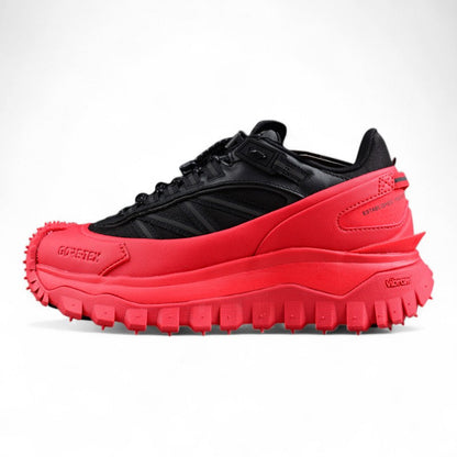 Moncler Trailgrip GTX Low Red Black Sneakers