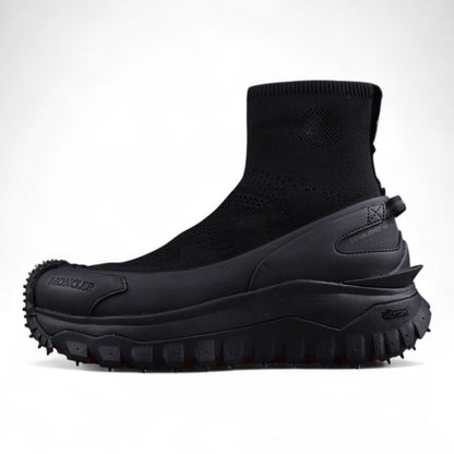 Moncler Trailgrip Sock Black Sneakers
