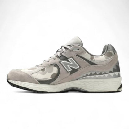 New Balance 2002R x BAPE Apes Together Strong Grey Camo Sneakers
