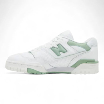 New Balance 550 White Mint Green Sneakers