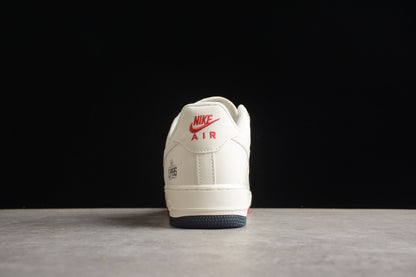 Nike Air Force 1 '07 University Red White Blue Sneakers