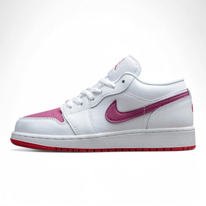 Nike Air Jordan 1 Low White True Berry GS Sneakers