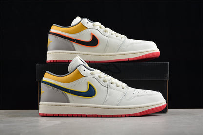Nike Air Jordan 1 Low PRM Sail Cashmere Sneakers