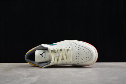 Nike Air Jordan 1 Low PRM Sail Cashmere Sneakers