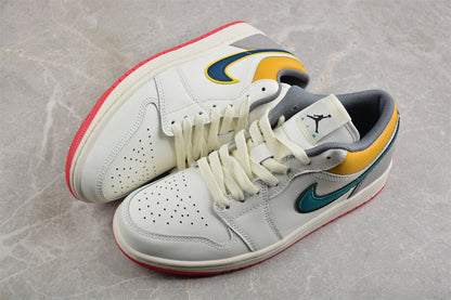Nike Air Jordan 1 Low PRM Sail Cashmere Sneakers