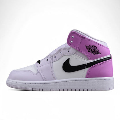 Nike Air Jordan 1 Mid GS Barely Grape Sneakers