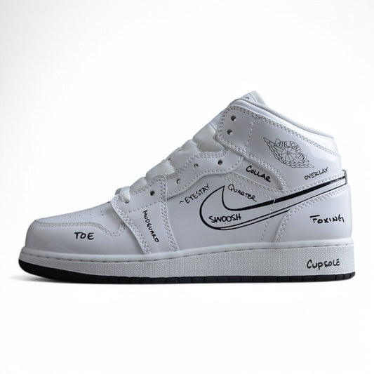 Nike Air Jordan 1 Mid GS 'Schematic'