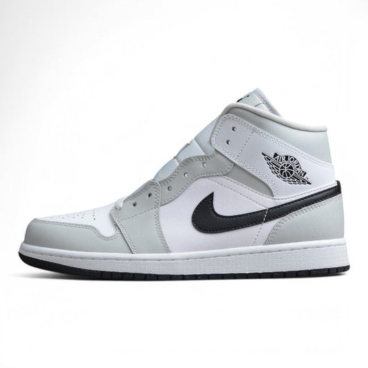 Nike Air Jordan 1 Mid "Grey Fog Black White"