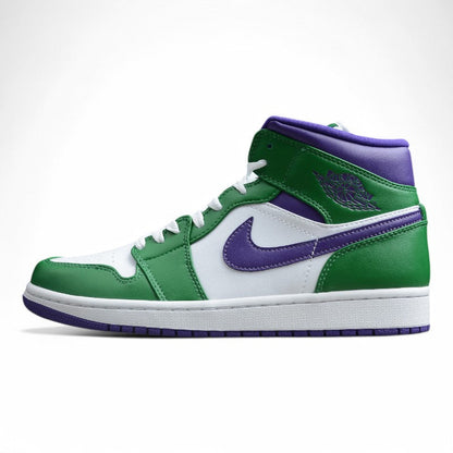 Nike Air Jordan 1 Mid Incredible Hulk Sneakers