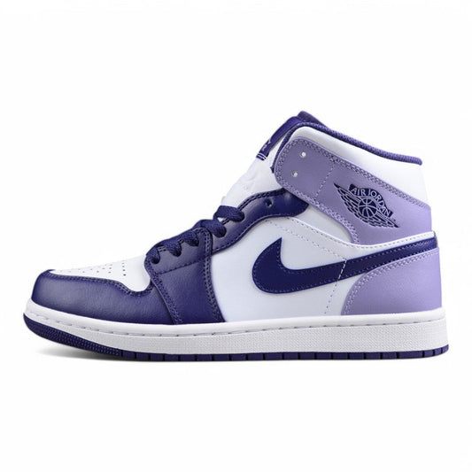 Nike  Air Jordan 1 Mid "Sky J Blueberry / Light Purple"