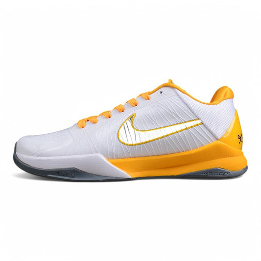 Nike Zoom Kobe 5 “White/Black/Del Sol/Metallic Silver”
