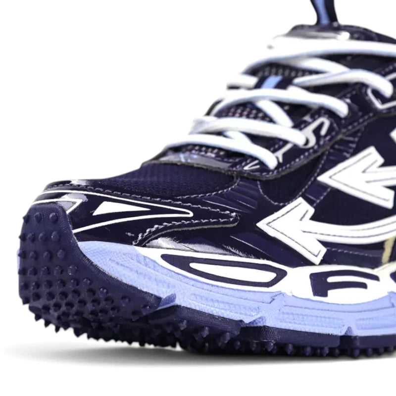 Off-White Be Right Back Navy Blue Sneakers