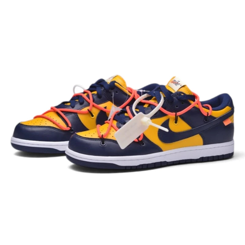 Nike Dunk Low Off-White University Gold Sneakers