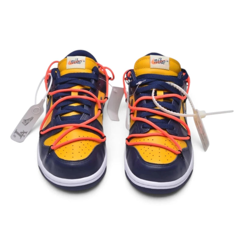 Nike Dunk Low Off-White University Gold Sneakers
