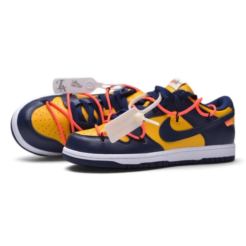 Nike Dunk Low Off-White University Gold Sneakers