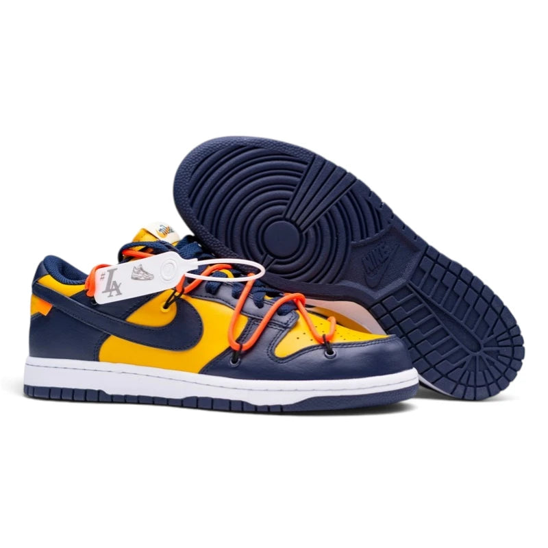 Nike Dunk Low Off-White University Gold Sneakers