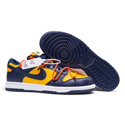 Nike Dunk Low Off-White University Gold Sneakers