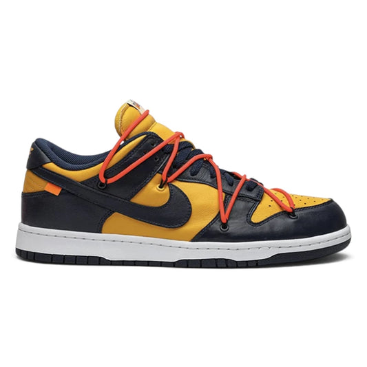 Nike Dunk Low Off-White University Gold Sneakers