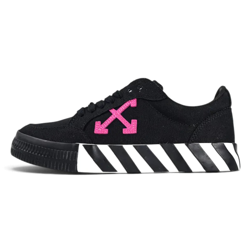 Off-White Vulc Low Black Fuchsia Sneakers