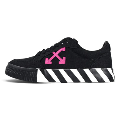 Off-White Vulc Low Black Fuchsia Sneakers