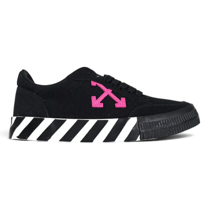 Off-White Vulc Low Black Fuchsia Sneakers