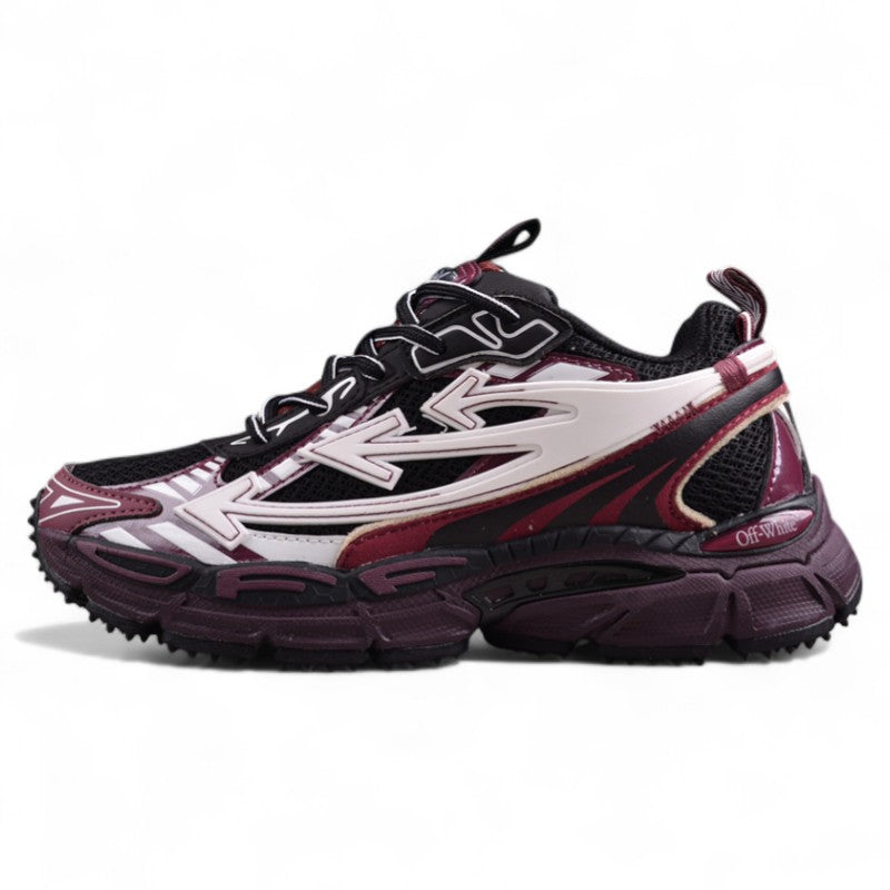 OFF-WHITE Be Right Back Burgundy/White