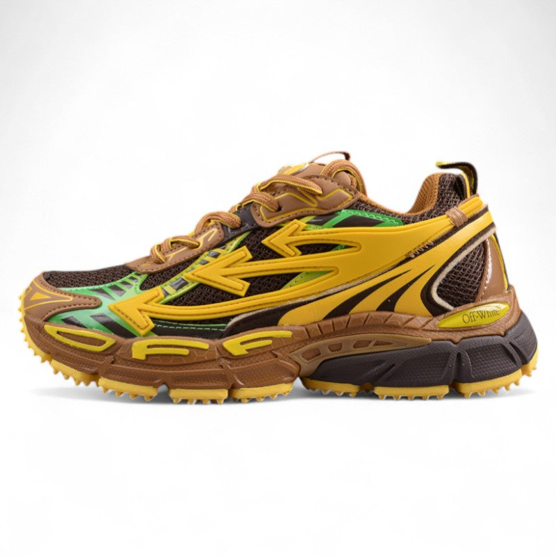 OFF-WHITE Be Right Back in Brown/Yellow