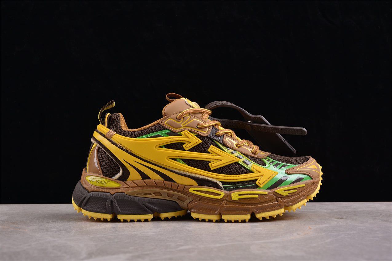 OFF-WHITE Be Right Back in Brown/Yellow