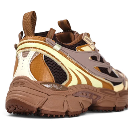 Off-White Be Right Back Dark Brown Cream Sneakers