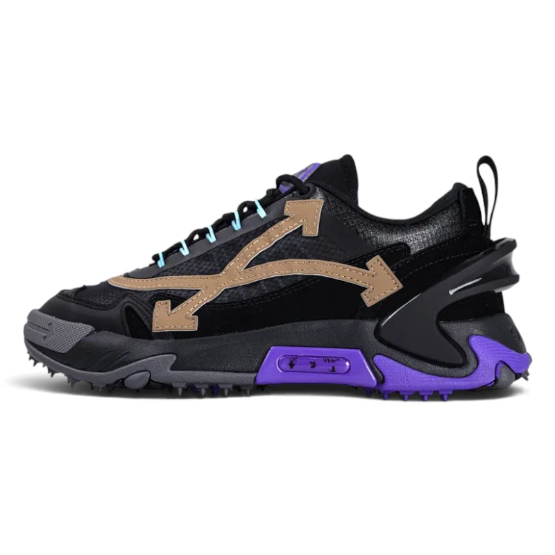 Off-White Odsy 2000 Black Purple Sneakers