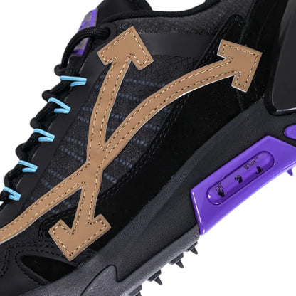 Off-White Odsy 2000 Black Purple Sneakers