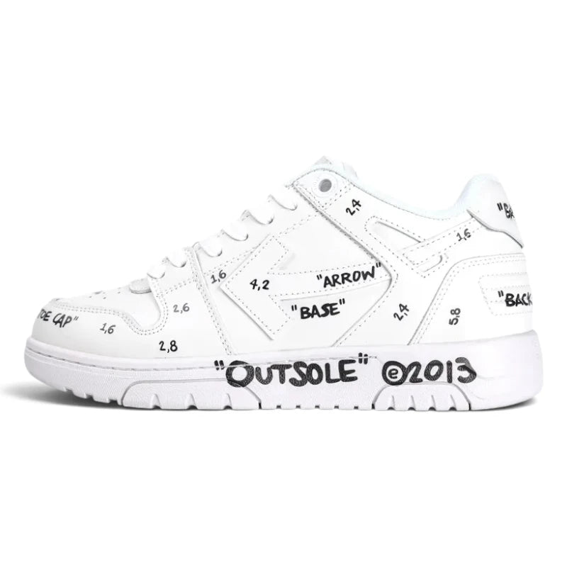 Off-White Out of Office Leather White Sneakers