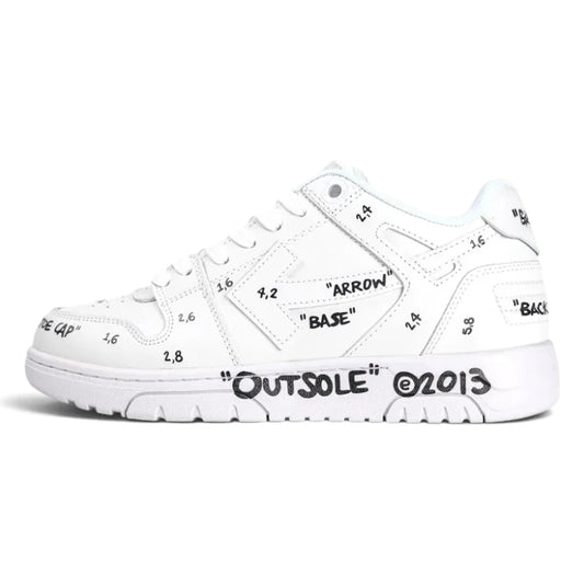 Off-White Out of Office Leather White Sneakers