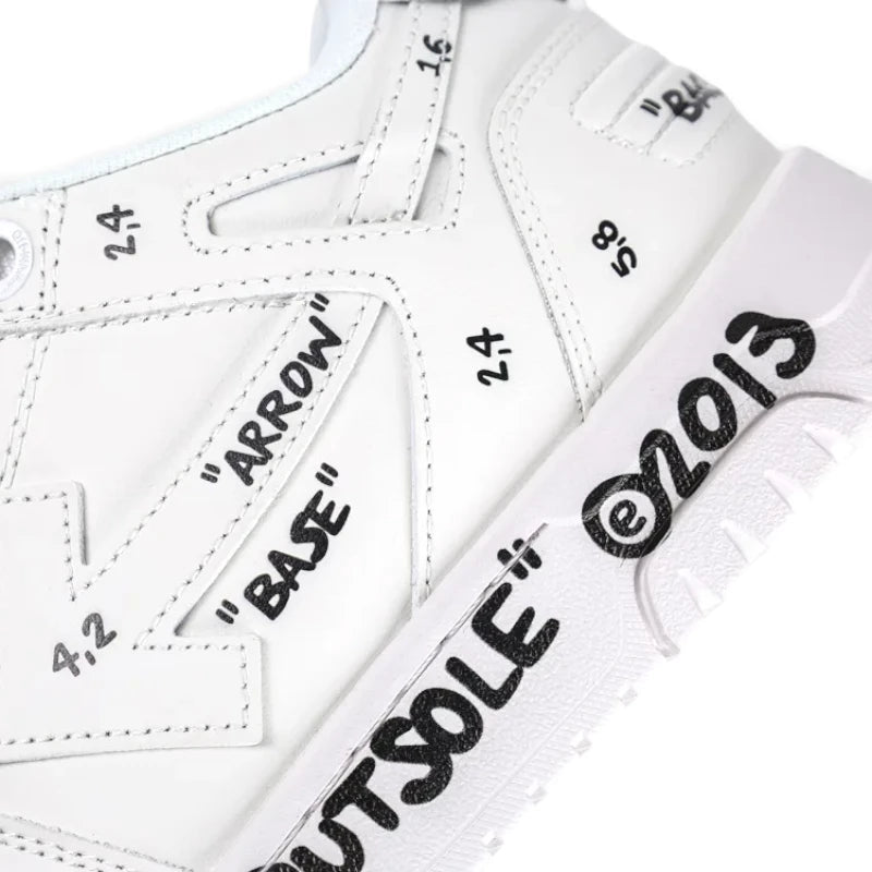 Off-White Out of Office Leather White Sneakers