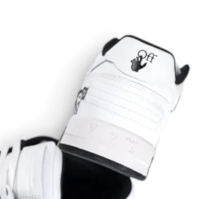 Off-White Out of Office Low Logo Print White Black Sneakers