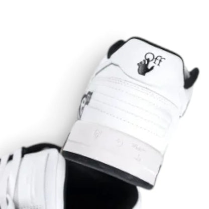 Off-White Out of Office Low Logo Print White Black Sneakers