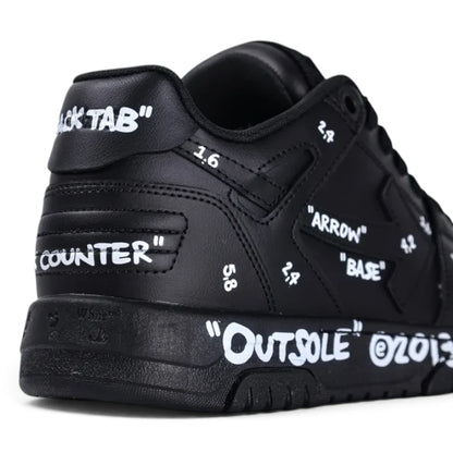 Off-White Out of Office Black White Sneakers