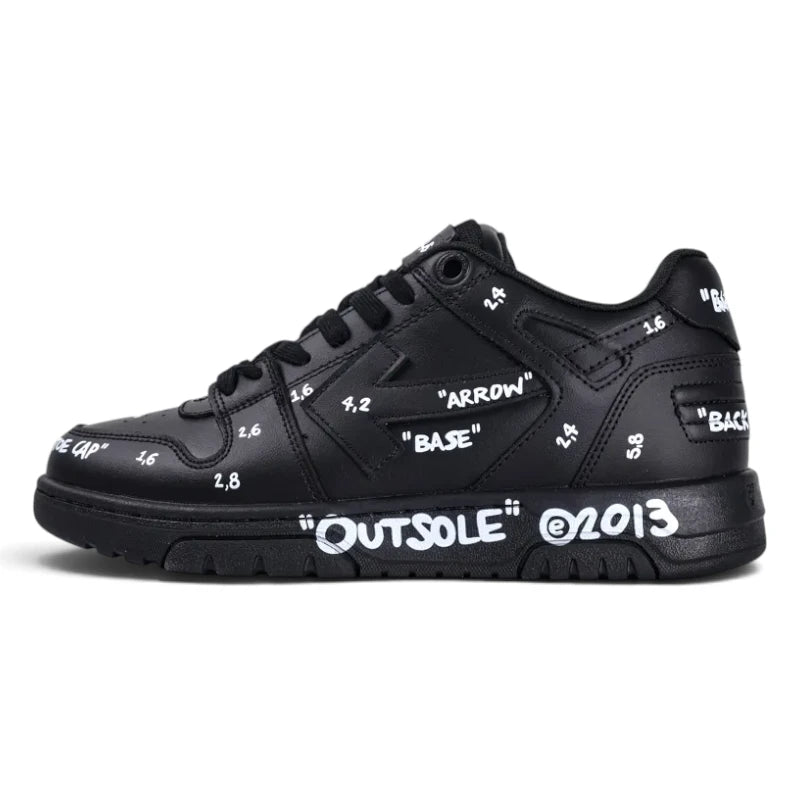 Off-White Out of Office Black White Sneakers