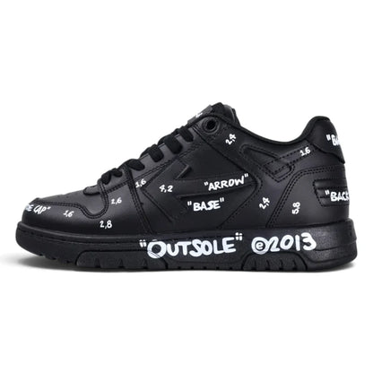 Off-White Out of Office Black White Sneakers