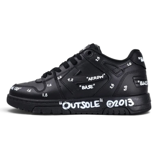 Off-White Out of Office Black White Sneakers